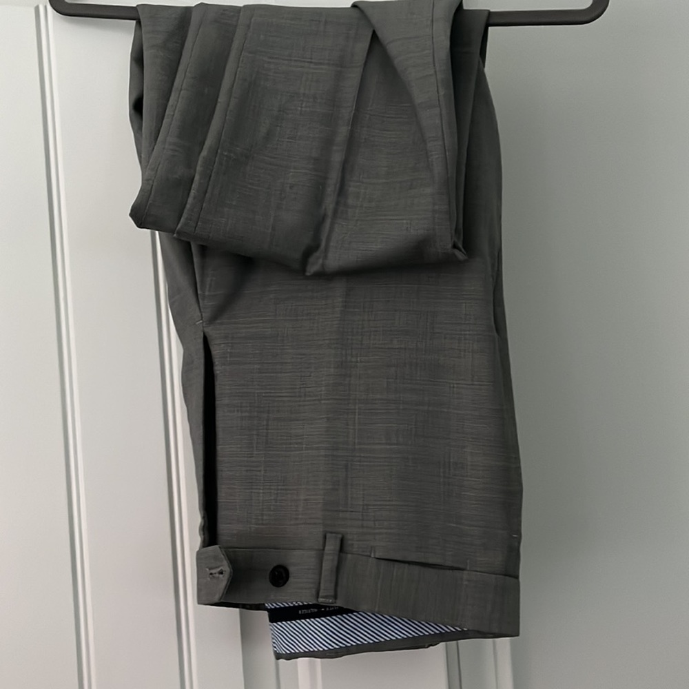 NWOT Preppy Tommy Hilfiger/Neiman Marcus Gray Wool Suit - Picture 4 of 16